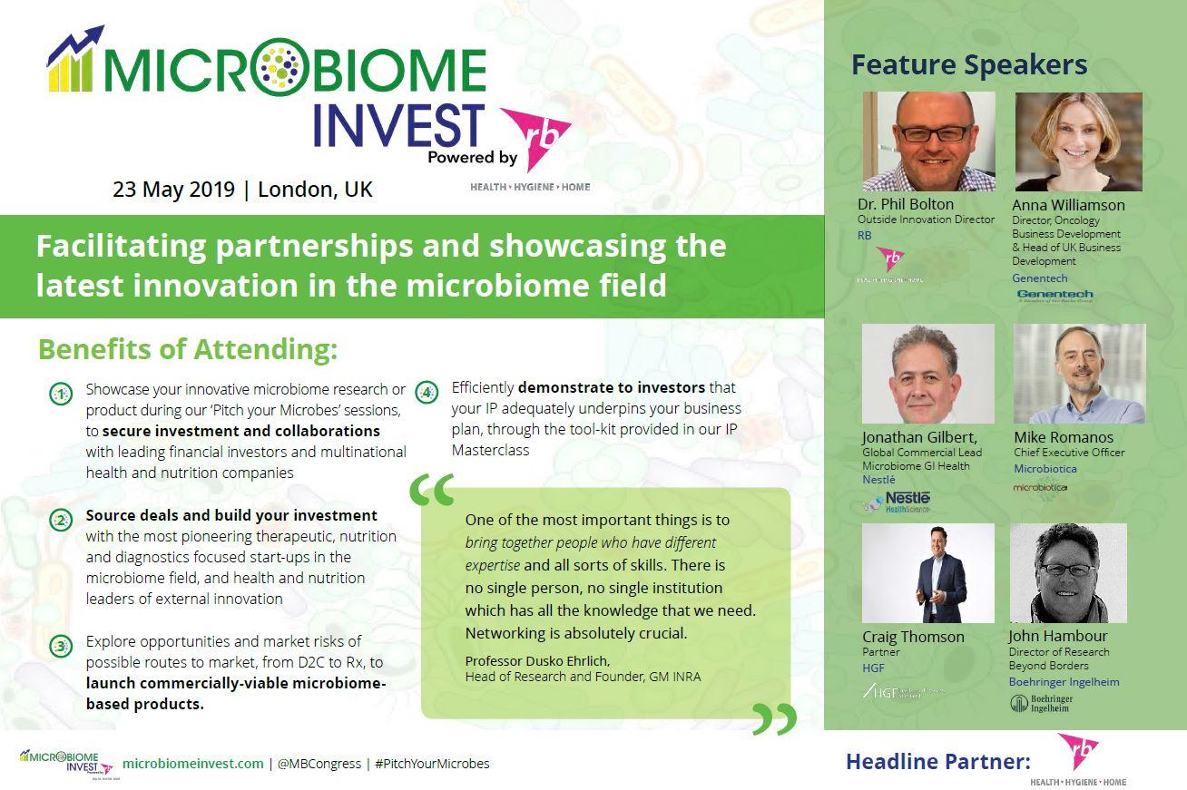 Microbiome Invest 2019, agenda