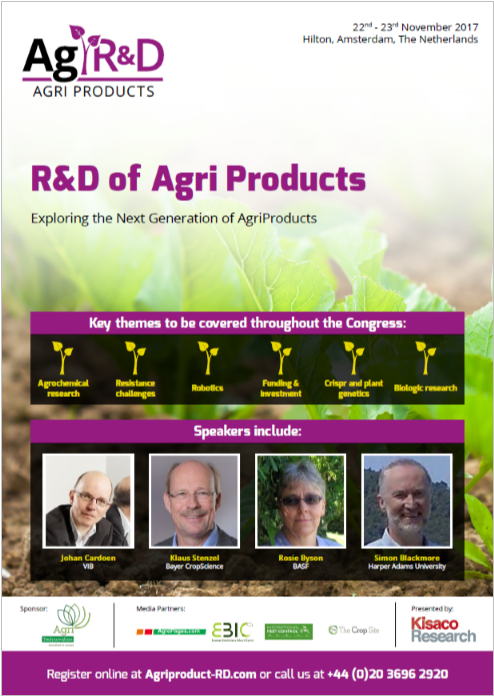 R&D of AgriProducts, agenda front cover