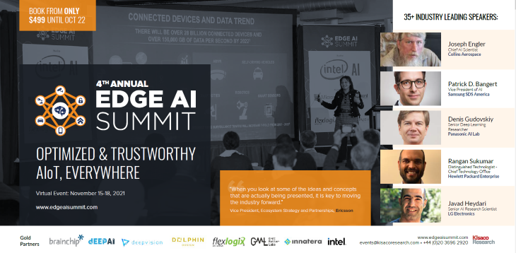 Edge AI Summit 2021 Agenda
