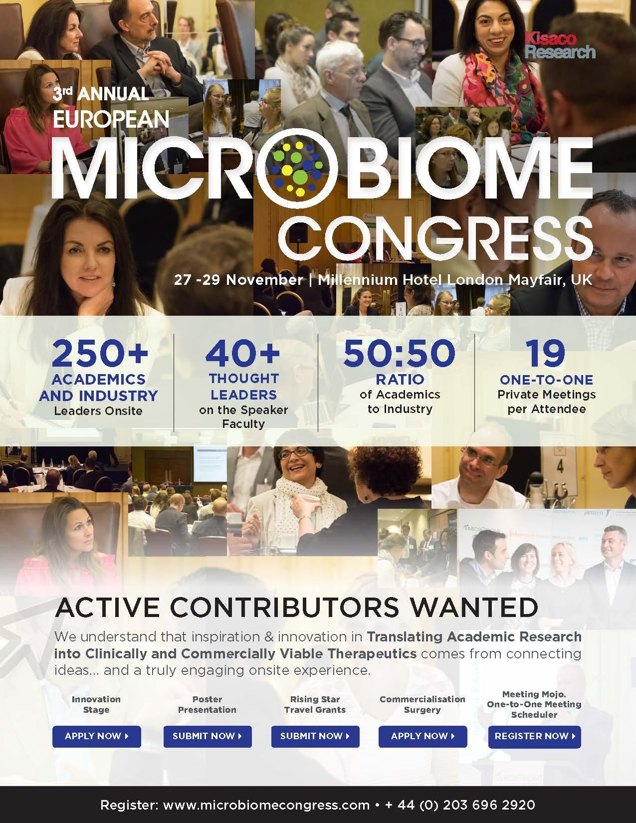 European Microbiome Congress agenda