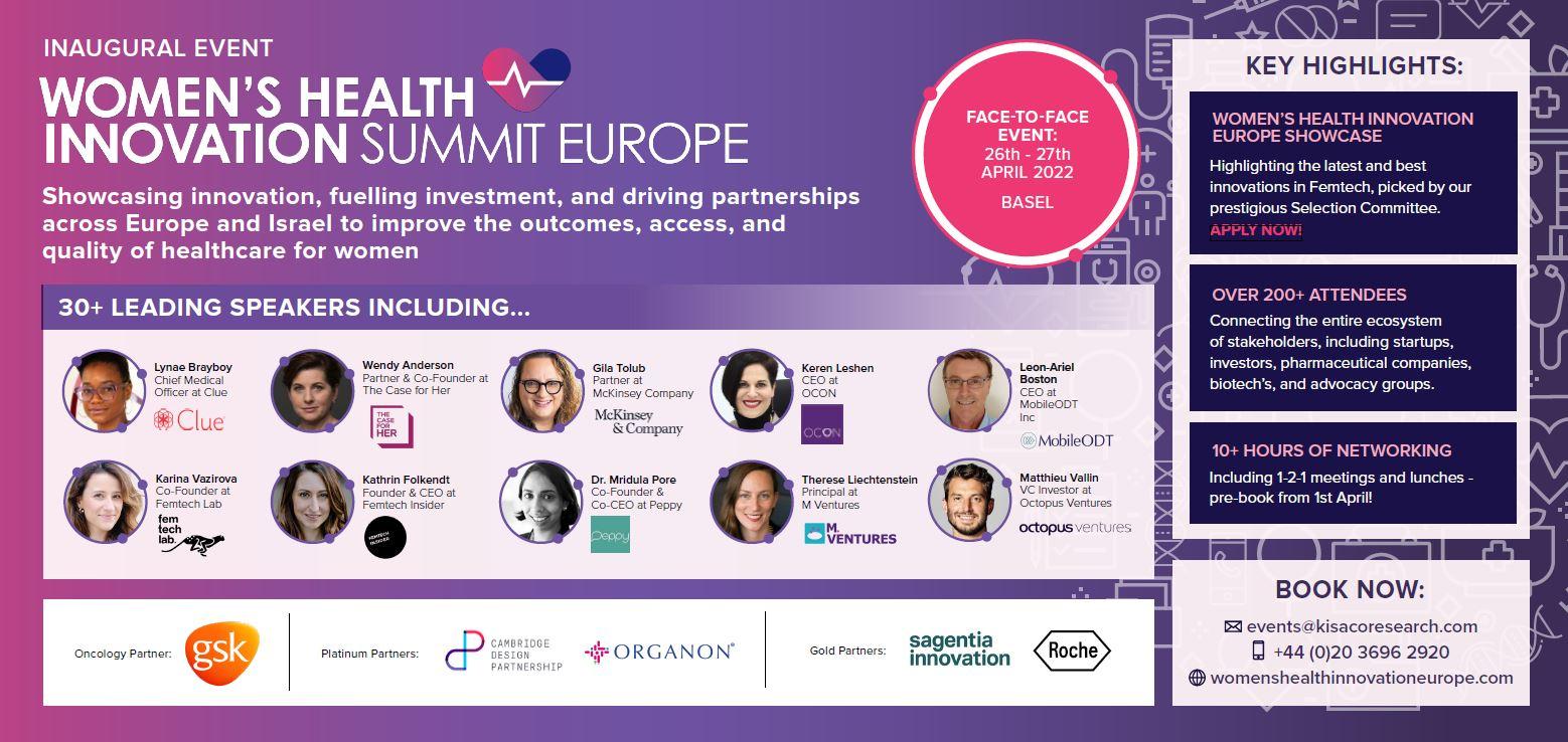 Women's Health Innovation Summit, Europe 2023